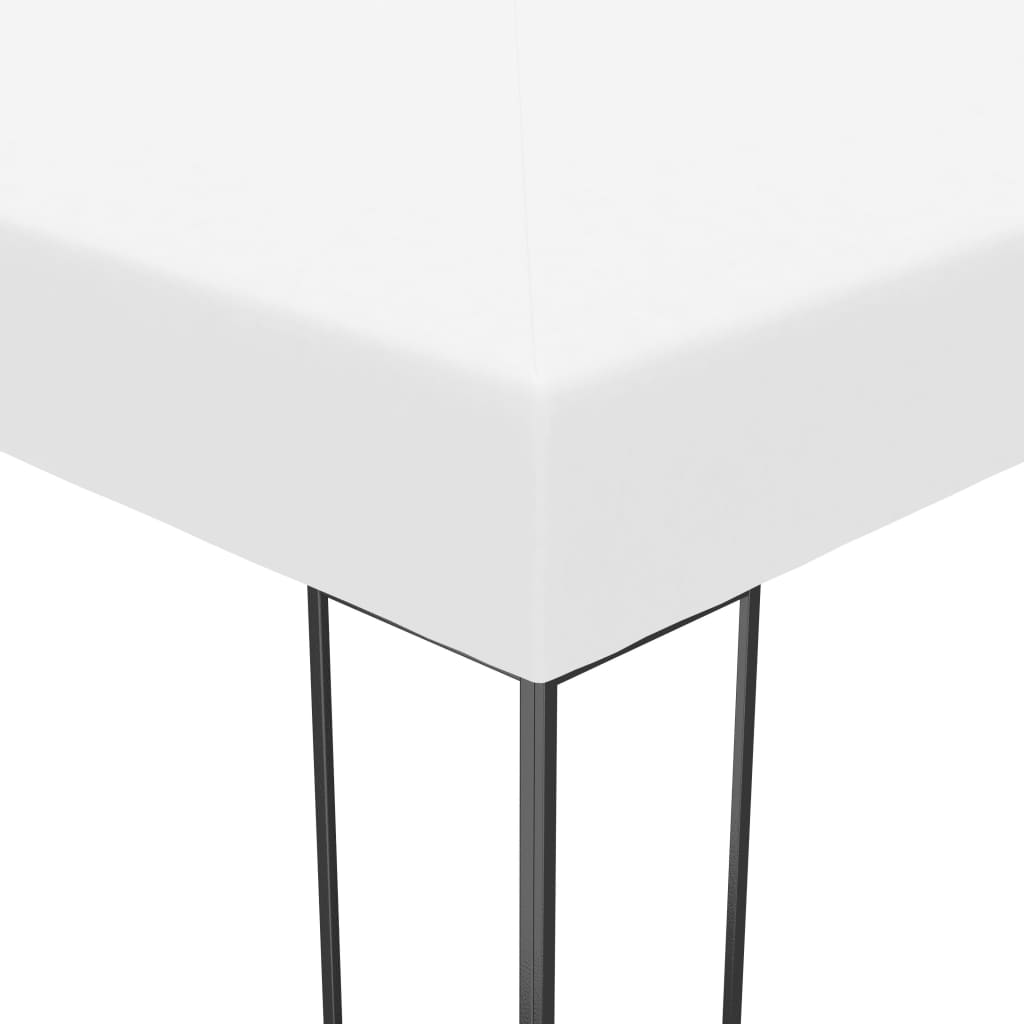 vidaXL Tonnelle de jardin 3 x 3 m Blanc