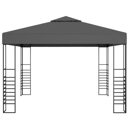 vidaXL Tonnelle de jardin 3 x 3 m Anthracite