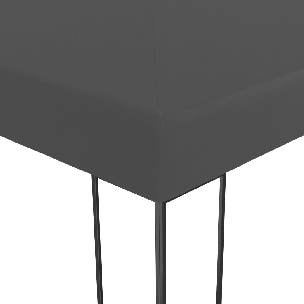 vidaXL Tonnelle de jardin 3 x 3 m Anthracite