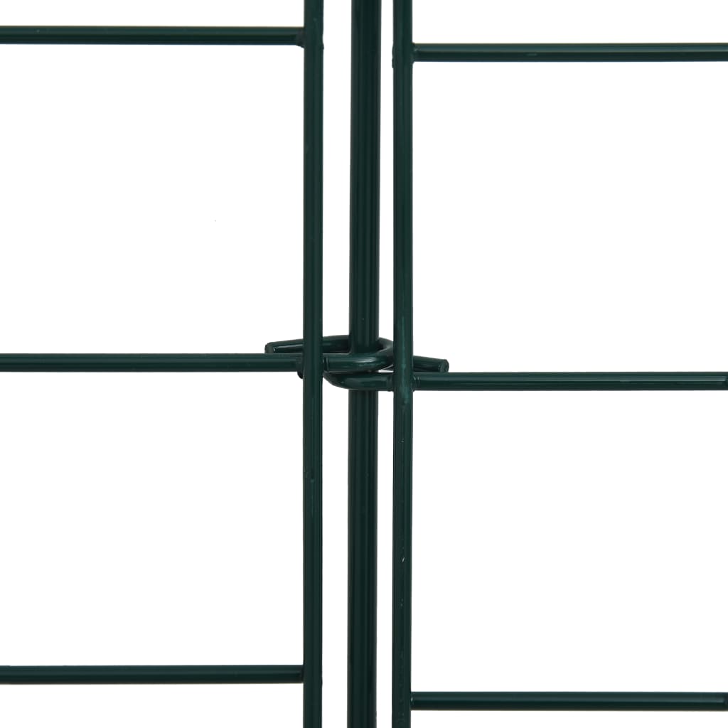 vidaXL Ensemble de clôture de jardin 77,5x64 cm vert
