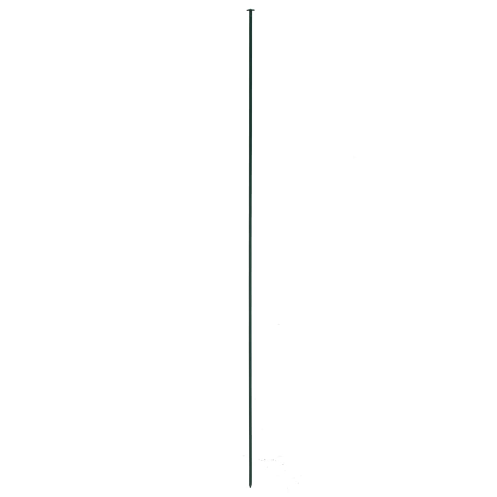 vidaXL Ensemble de clôture de jardin arquée 77,5x78,5 cm vert