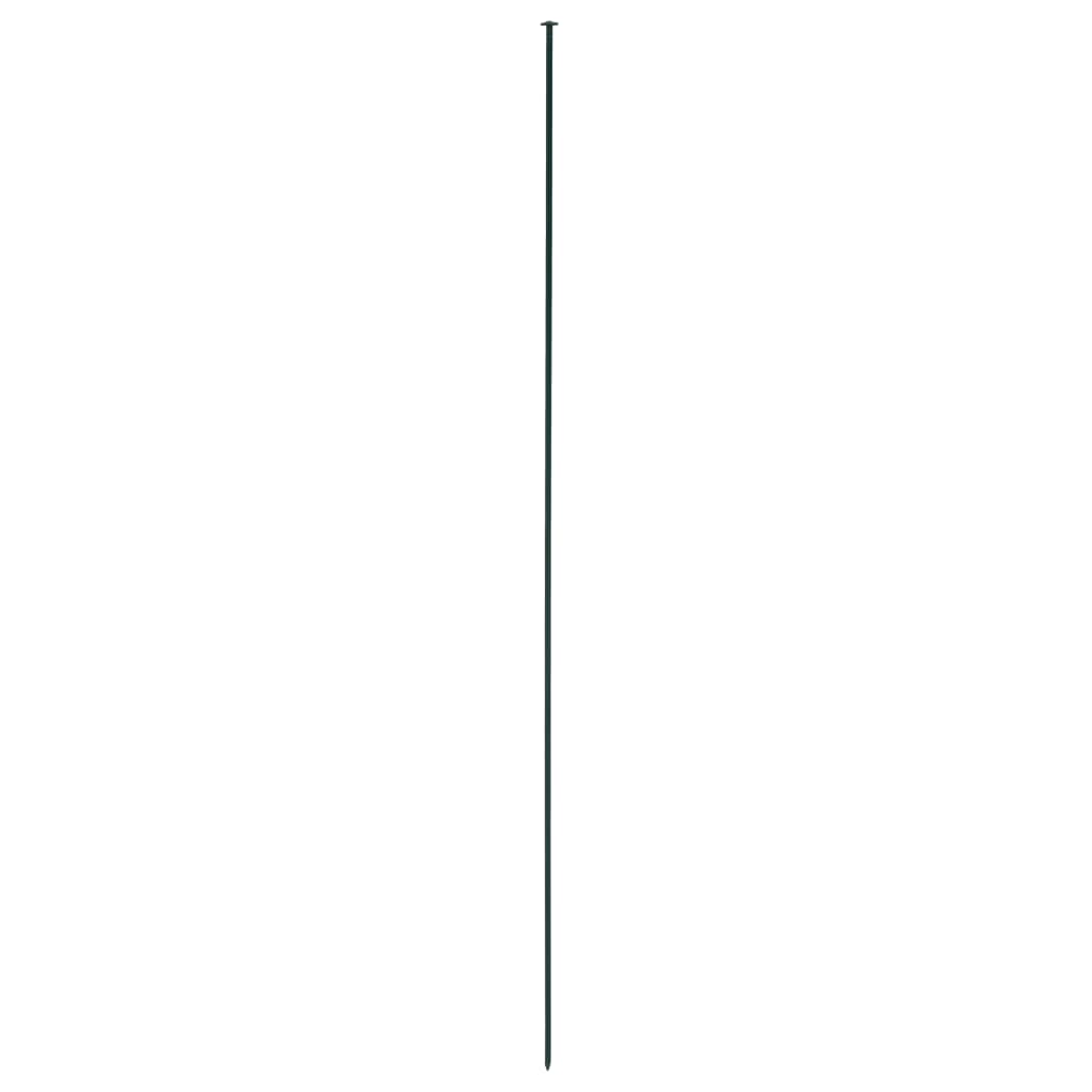 vidaXL Ensemble de clôture de jardin voûtée plus basse 77,5x64 cm vert