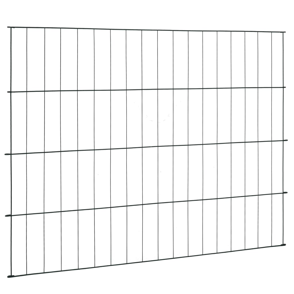 vidaXL Ensemble de clôture de jardin 115x79 cm vert