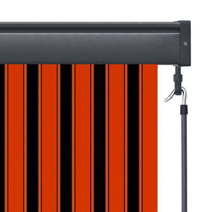 vidaXL Store roulant d'extérieur 60x250 cm Orange et marron