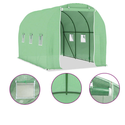 vidaXL Serre 6,86 m² 3,43x2x2 m