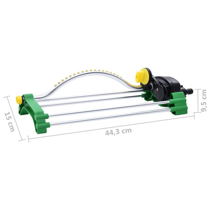 vidaXL Arroseur oscillant avec 18 jets