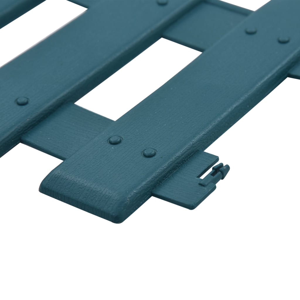 vidaXL Bordures de pelouse 25 pcs Vert 10 m PP
