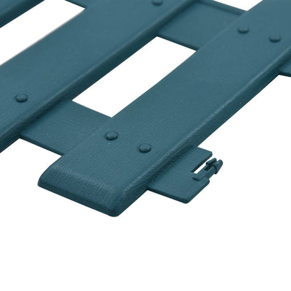 vidaXL Bordures de pelouse 25 pcs Vert 10 m PP