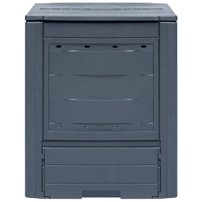 vidaXL Composteurs de jardin 2 pcs Gris 60x60x73 cm 520 L