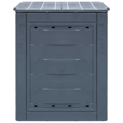 vidaXL Composteurs de jardin 2 pcs Gris 60x60x73 cm 520 L