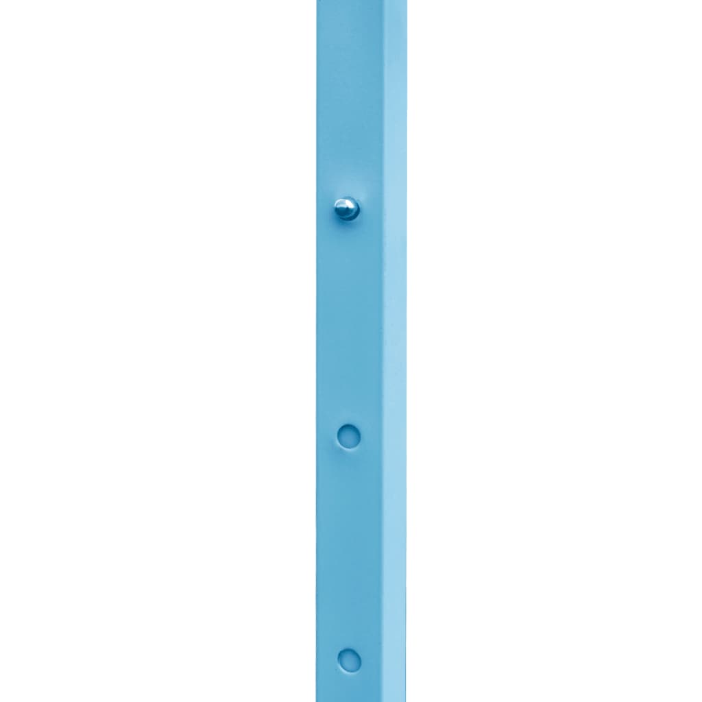 vidaXL Tente de réception pliable avec parois 3 x 6 m Acier Blanc