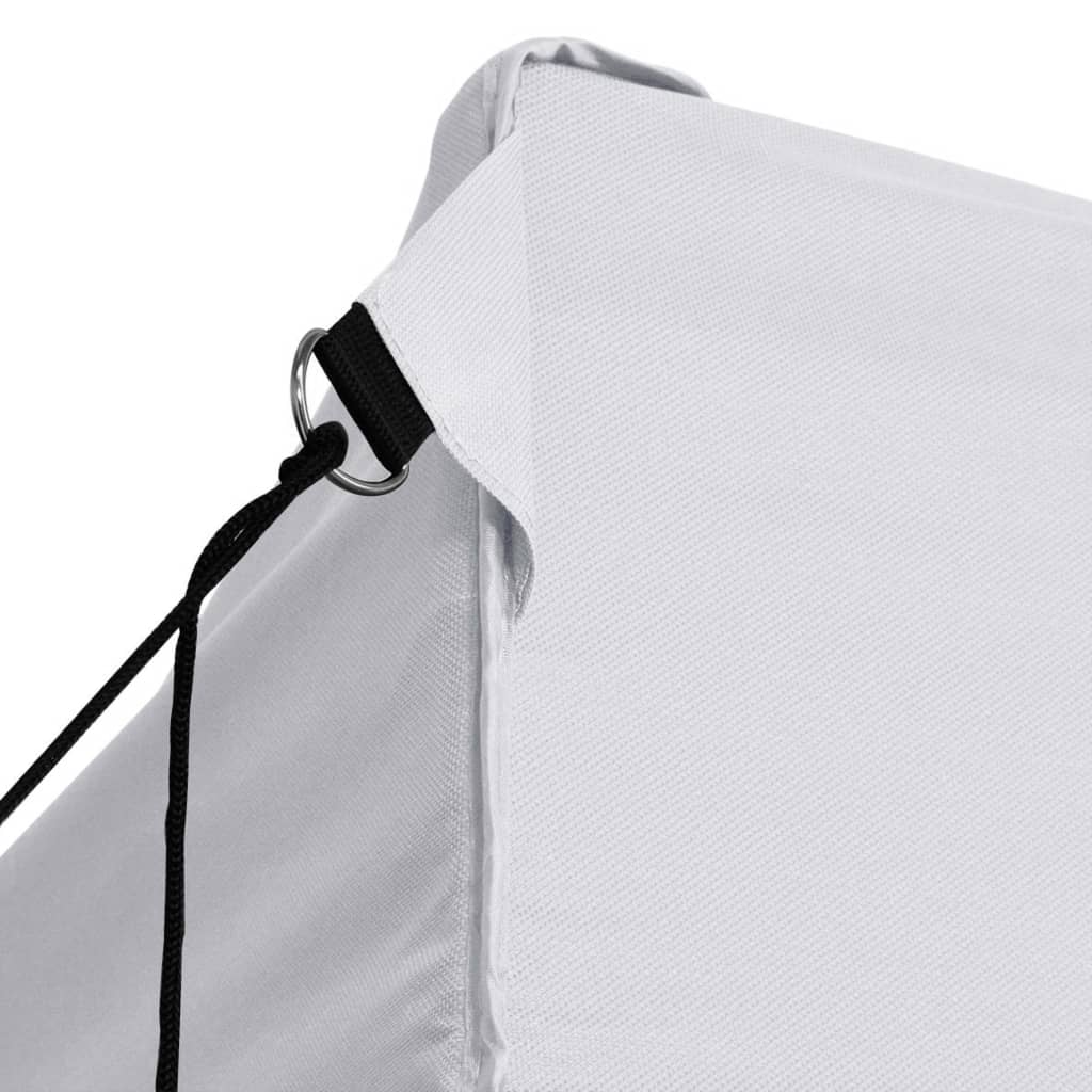 vidaXL Tente de réception pliable avec 4 parois 3x6 m Acier Blanc