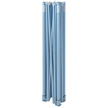 vidaXL Tente pliable de réception avec 3 parois 3 x 4,5 m Blanc