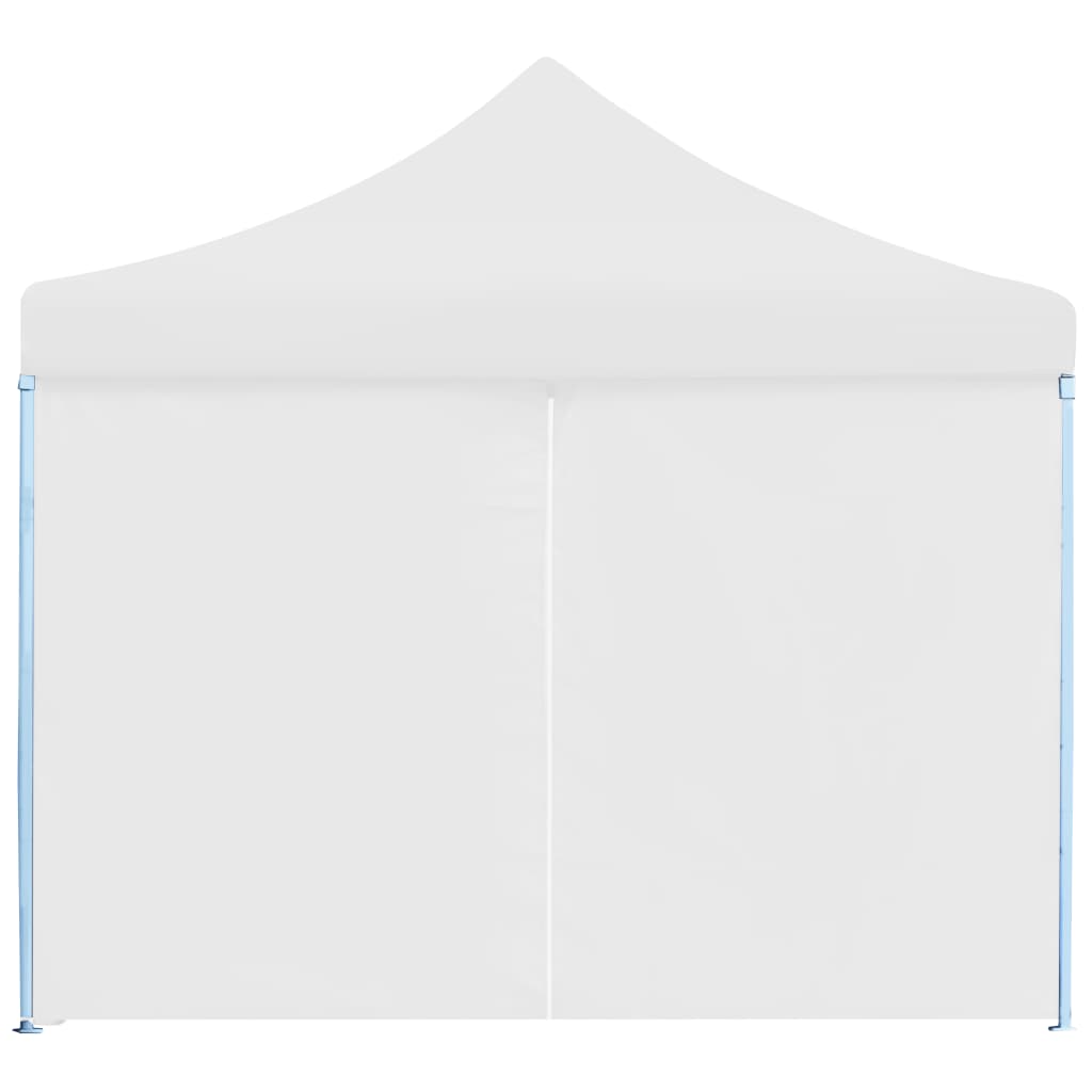 vidaXL Tente de réception escamotable avec 8 parois 3 x 9 m Blanc