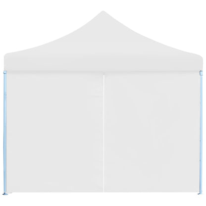 vidaXL Tente de réception escamotable avec 8 parois 3 x 9 m Blanc