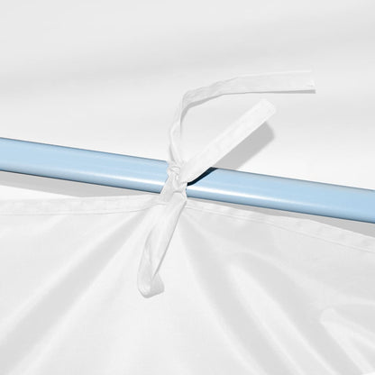 vidaXL Tente de réception escamotable avec 8 parois 3 x 9 m Blanc