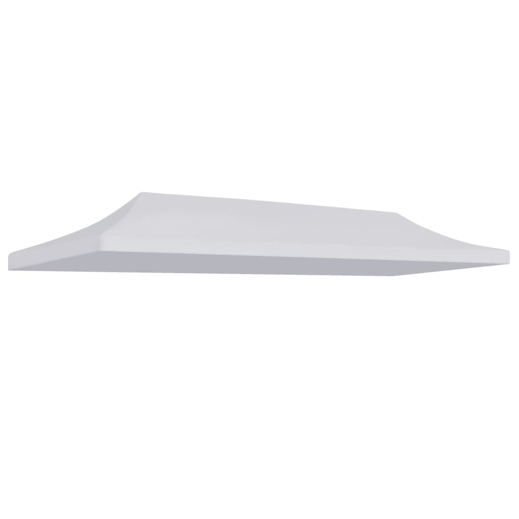 vidaXL Toit de tente de réception 3 x 6 m Blanc