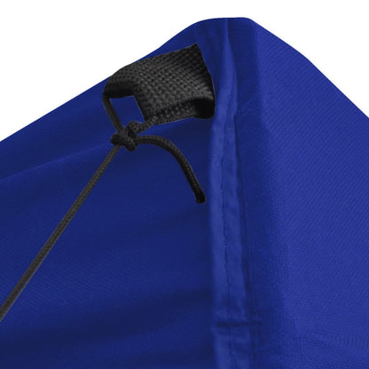 vidaXL Tente de réception pliable avec 4 parois 2x2 m Acier Bleu