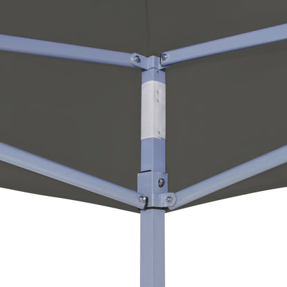 vidaXL Tente réception pliable professionnelle 2x2 m Acier Anthracite