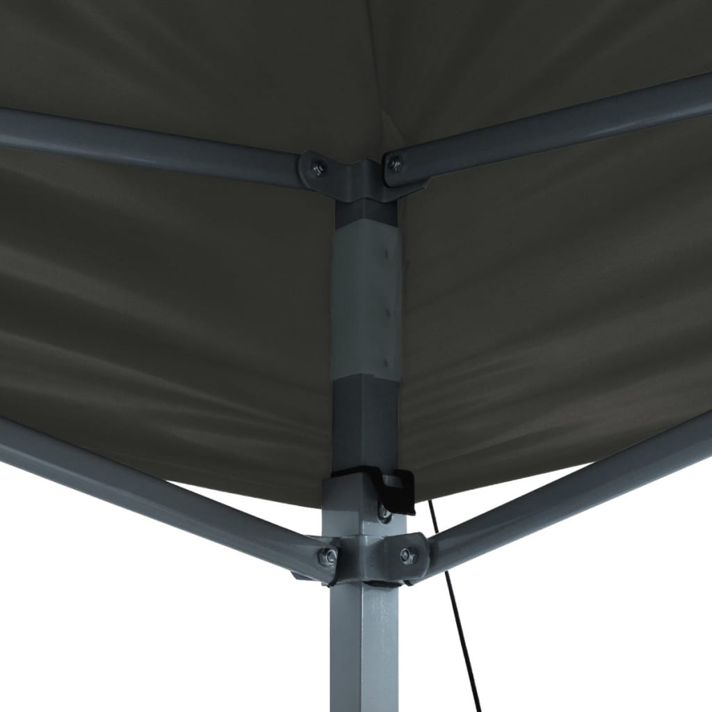 vidaXL Tente de réception pliable 3x4 m Acier Anthracite