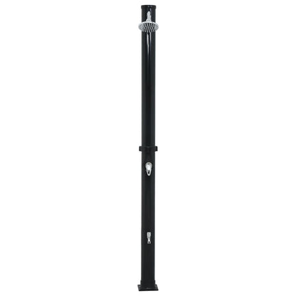 vidaXL Douche solaire Noir 220 cm 20 L