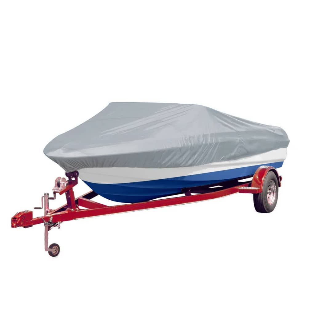 vidaXL Housses de bateau 2 pcs Gris Longueur 488-564 cm Largeur 239 cm