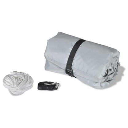 vidaXL Housses de bateau 2 pcs Gris Longueur 488-564 cm Largeur 239 cm