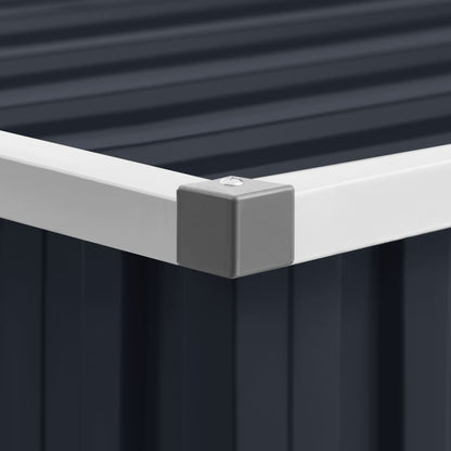 vidaXL Abri de jardin Anthracite 195x198x159 cm Acier galvanisé