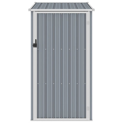 vidaXL Abri de jardin Gris 87x98x159 cm Acier galvanisé