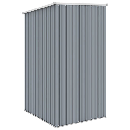 vidaXL Abri de jardin Gris 87x98x159 cm Acier galvanisé