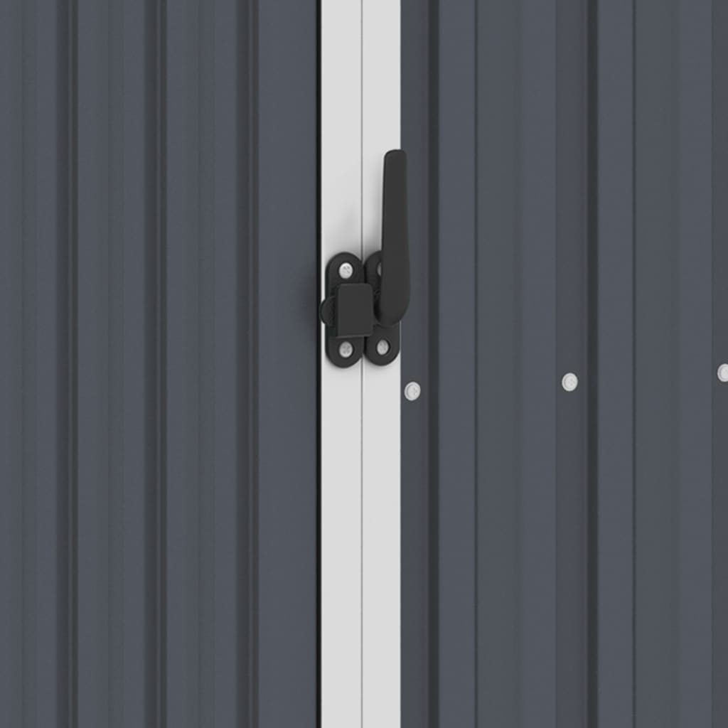 vidaXL Abri de jardin Anthracite 87x98x159 cm Acier galvanisé
