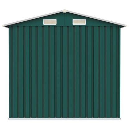 vidaXL Abri de jardin Vert 205x129x183 cm Acier galvanisé