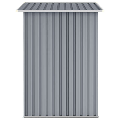 vidaXL Abri de jardin Gris 205x129x183 cm Acier galvanisé