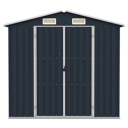 vidaXL Abri de jardin Anthracite 205x129x183 cm Acier galvanisé