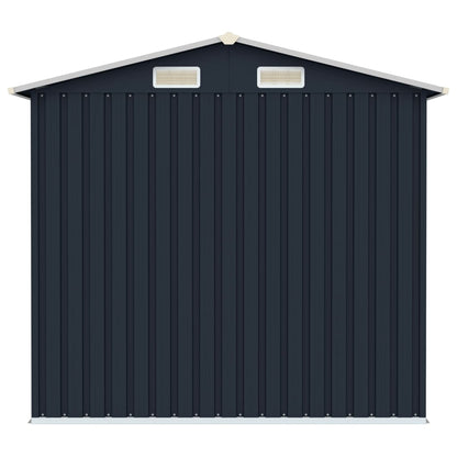 vidaXL Abri de jardin Anthracite 205x129x183 cm Acier galvanisé