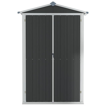 vidaXL Abri de jardin Anthracite 116x45x175 cm Acier galvanisé