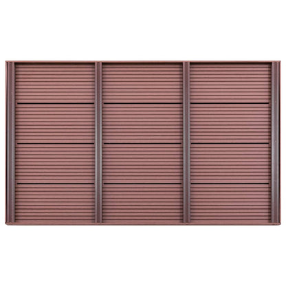 vidaXL Élément de plancher pour douche solaire Marron 101x63x5,5cm WPC
