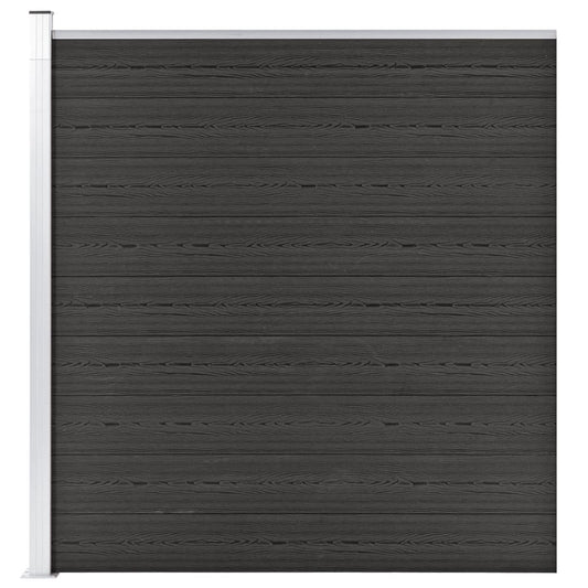 vidaXL Clôture de jardin WPC 175x186 cm Gris
