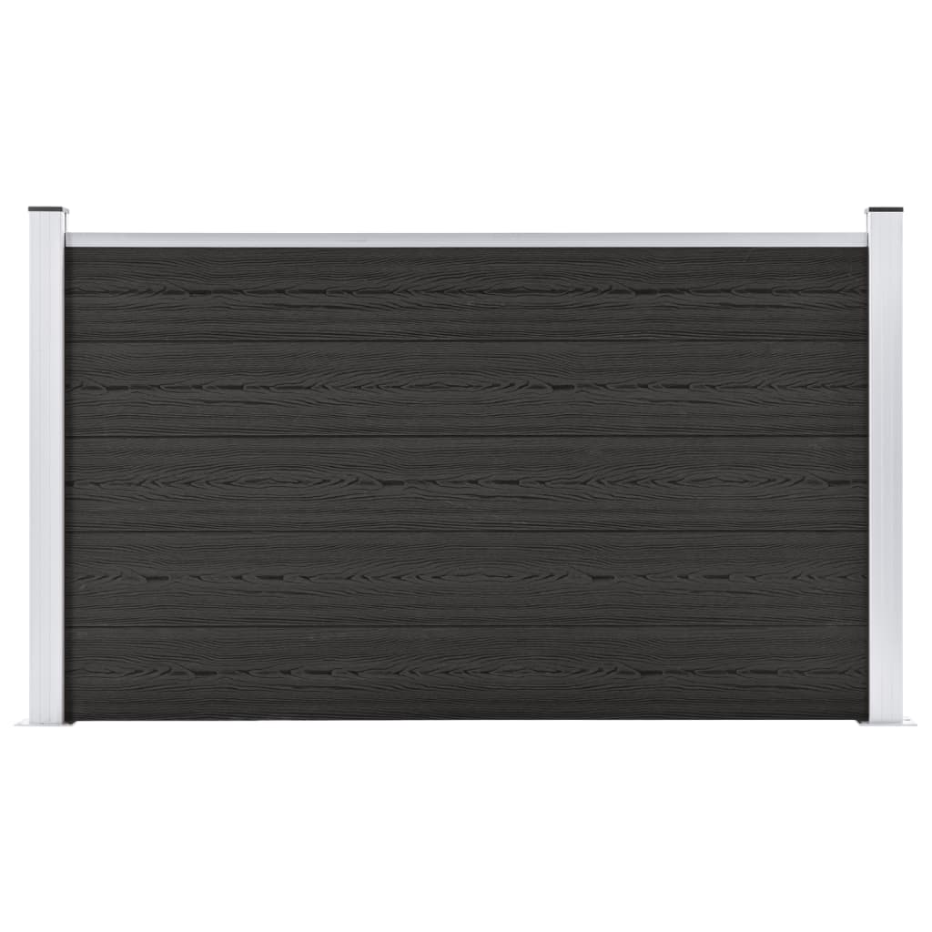 vidaXL Clôture de jardin WPC 180x105 cm Gris