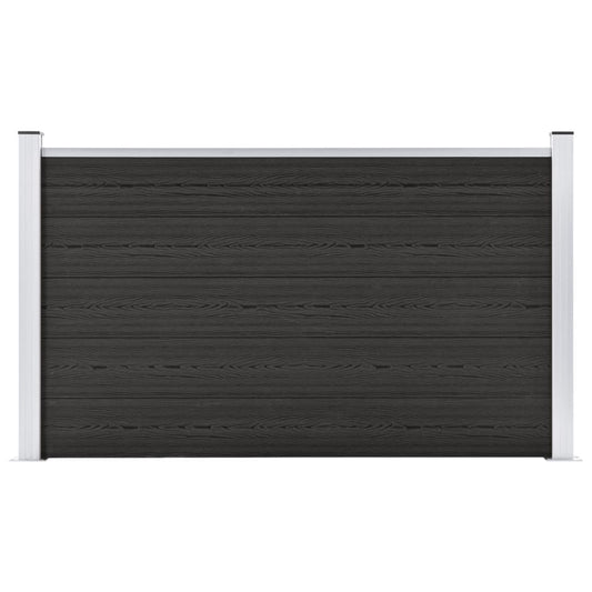 vidaXL Clôture de jardin WPC 180x105 cm Gris