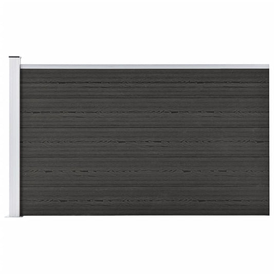 vidaXL Clôture de jardin WPC 175x105 cm Gris