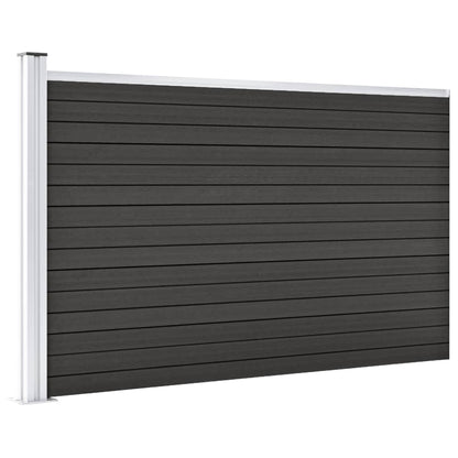 vidaXL Clôture de jardin WPC 175x105 cm Gris