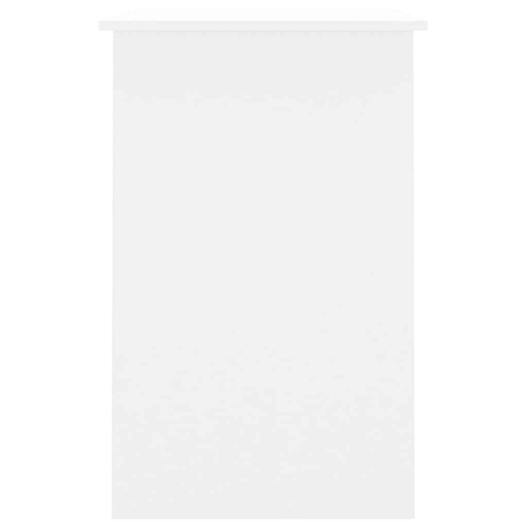 vidaXL Bureau Blanc 100x50x76 cm Bois d'ingénierie