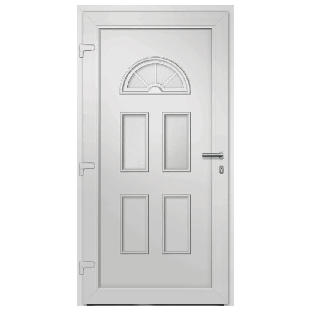 vidaXL Porte d'entrée Blanc 98x198 cm