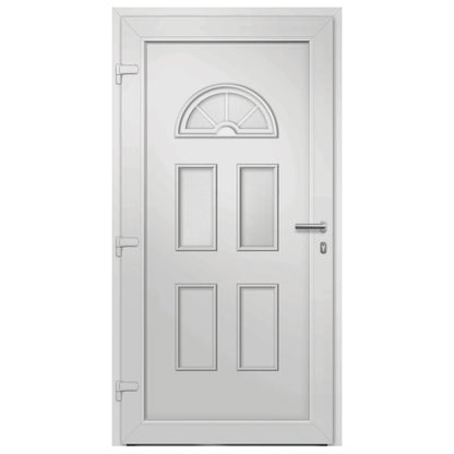 vidaXL Porte d'entrée Blanc 98x198 cm