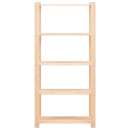 vidaXL Étagères de stockage 5 niveaux 2 pcs 80x38x170 cm Pin 250 kg