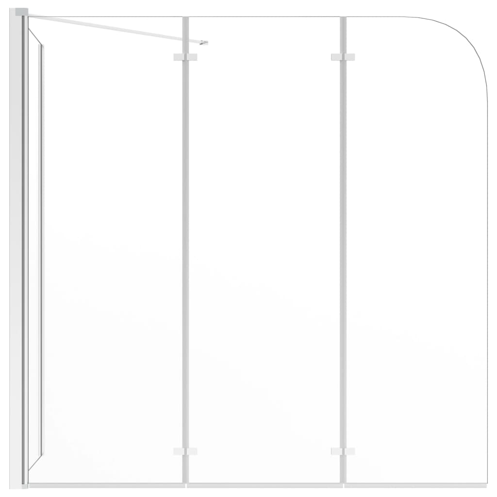 vidaXL Enclos de bain 120x69x130 cm Verre trempé Transparent