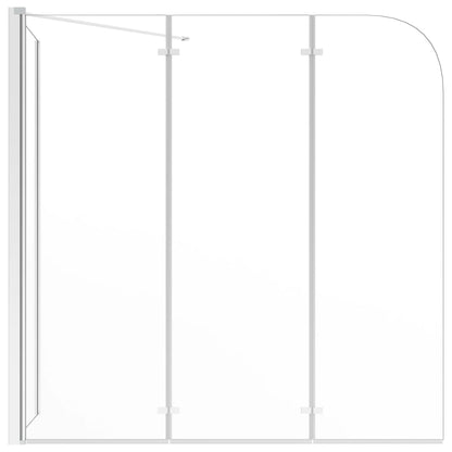 vidaXL Enclos de bain 120x69x130 cm Verre trempé Transparent