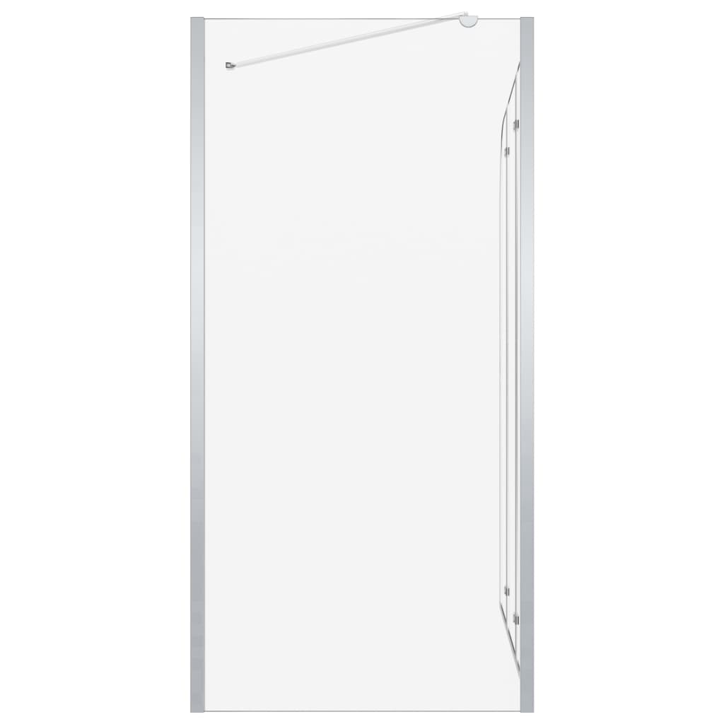 vidaXL Enclos de bain 120x69x130 cm Verre trempé Transparent