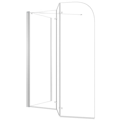 vidaXL Enclos de bain 120x69x130 cm Verre trempé Transparent
